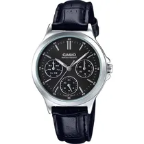 Relógio Casio LTP-V300L-1AUDF Analógico Feminino - Preto