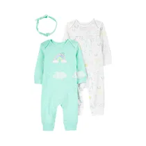 Macacon Infantil Carter's 1P570510 3 PZS