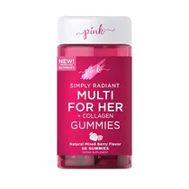 Multivitamina Nature's Truth Pink Hair + Skin + Nails 60 Cápsulas
