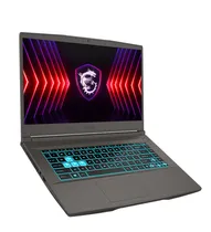 Notebook MSI Thin A15 B7VE-466US, AMD Ryzen 5 7535HS 3.30HZ (4.55GHZ), 8GB Ram, 512GB SSD, Tela 15.6" Full HD (1920 X 1080) 144HZ Ips, Geforce RTX4050 6GB, Windows 11 Home, Ethernet (RJ45), Inglês, Preto  Notebook MS...