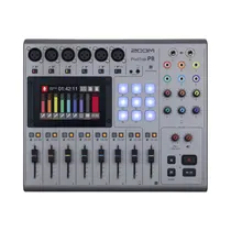 Consola Grabadora de Podcast Portátil Zoom Podtrak P8 Gris