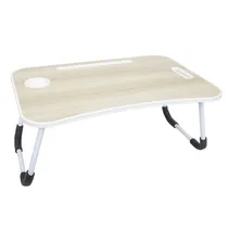 Mesa Dobrável para Computador 60 X 40 CM Madeira Branca