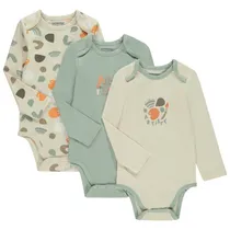 Body para Bebê Orchestra HNAYM4-Ecr - Masculino (3 Unidades)