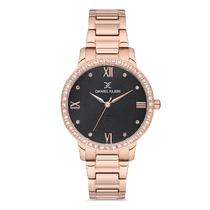 Relogio Analogico Feminino Daniel Klein DK.1.12727-4 Premium Ladies / Pulseira de Aco Inoxidavel - Rose Gold