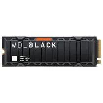 SSD Western Digital WD Black SN850X, 1TB, M.2 Nvme, Leitura 7300MB/s, Gravação 6300MB/s, C/DissiPador, WDS100T2XHE