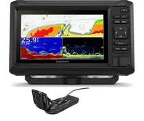 GPS Sonar Garmin Echomap UHD2 73CV + Transducer GT-20, Sonda Chirp e Clearvü. Wifi ( Aceita Mapas Navionics & Bluechart )