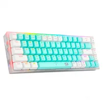 Teclado Redragon K631RGW-RGB Castor Pro Green/WHT Quiet Linear