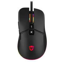 Mouse Satellite A-GM06 RGB USB 7 Botões Gamer Preto