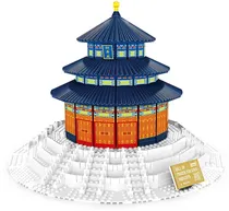 Blocos de Construção Architecture Hall Of Prayer For Good Harvests Wange - (986 Peças)