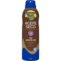 Óleo Seco Banana Boat Protetor Solar FPS 15 Em Spray - 170G