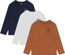 Camiseta Manga Longa Orchestra Hganhs-Ecr - Masculina (3 Unidades)