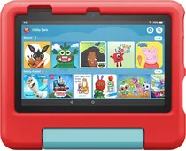 Tablet Amazon Fire 7 Kids 2+16GB Wifi (12A Geração) + Capa de Proteção Vermelho