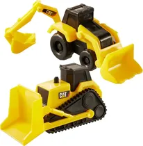 Caminhãos de Carregador Frontal e Bulldozer Cat - Little Machines - 82280