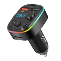 Transmissor para Carro Ur UC-M1 / 3.4A / MP3 / FM / USB X2 / USB-C / Bluetooth - Preto