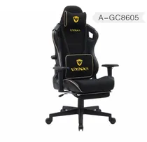 Cadeira Gamer Satellite A-GC8605 Preto/Gold