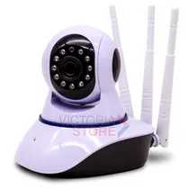 Câmera Inteligente Wi-FII IP HD c/3ANTENAS App/Ulooka