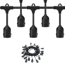 Varal de Luzes 15 Bocales E27 - 10M