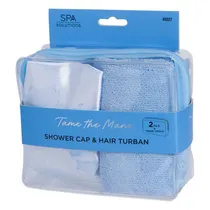 Cala Shower Cap&Hair Turban Blue Floral #69227
