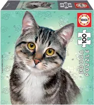 Quebra-Cabeça Educa Puzzle European Shorthair - 18808 (100 Peças)