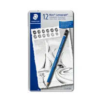 Lápices de Dibujo Staedtler Mars Lumograph 100 G12 12 Unidades