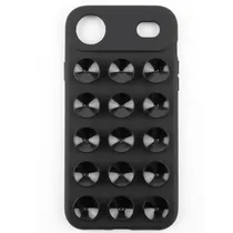 Capa de Silicona Con Ventosa para iPhone 17 - Black