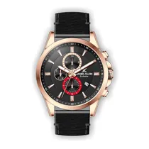 Relógio Analógico Masculino Daniel Klein Exclusive DK.1.12486-3 - Rosa Ouro e Preto