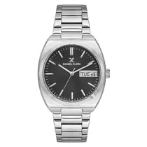 Relogio Analógico Masculino Daniel Klein DK.1.13885-2 Premium Gents / Pulseira de Aço Inoxidável - Prata/Preto