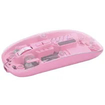 Mouse Satellite A773G Transparente/Rosa BT+2.4GHZ