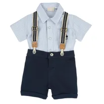 Chicco Fashion Set 2 PZ Camisa c/Pantalones Corto Tela s/C