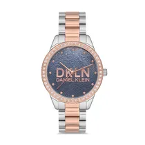 Relógio Analógico Feminino Daniel Klein Premium DK.1.12565-4 - Rosa Ouro/Prata