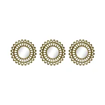 Juego de Espejos Concepts 531-72702 25 X 25 X 2 CM Dorado Oscuro 3 Piezas