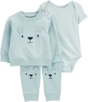 Conjunto Carter's 1R527210 - Masculino (3 Peças)