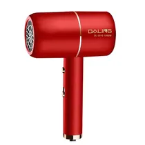 Secador de Cabelo Daling DL-3010 / 1800W / 2 Velocidades / 220V ~ 50HZ - Vermelho