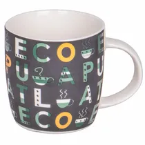 Caneca de Porcelana Utilux 8.5X9CM - Diferentes Desenhos
