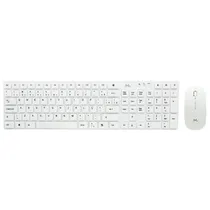 Teclado Mtek KM-5197W Con Mouse Wireless Portugues - Blanco