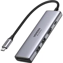 Adaptador Multifunção Ugreen USB-C 6 Em 1 60384