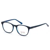 Armação para Óculos de Grau Feminino Visard HD116 C3 51-18-140MM - Azul e Preto