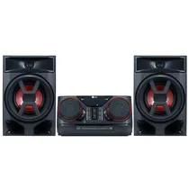 Mini Componente LG Xboom CK43 de 300W Bluetooth/TV Sound SYNC/Bivolt - Preto/Vermelho