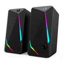 Caixa de Som Redragon Waltz GS510 USB P2 Auxiliar RGB - Preto