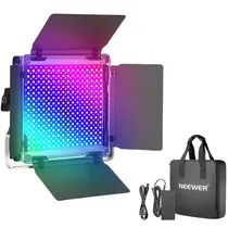 Luz de Vídeo LED Neewer 660 Pro RGB - Preto + Bolsa
