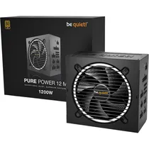 Fonte de Alimentação Be Quiet! Pure Power 12 M 80 Plus Gold 1200 W Full Modular BN524 - Preto