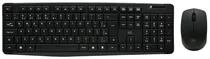 Teclado e Mouse Sem Fio Mtek KM-5239 - Preto (Português)