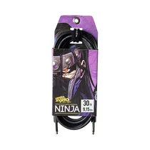 Cable de Audio Santo Angelo Ninja 30 FT P10 A P10 9.15 Metros Negro