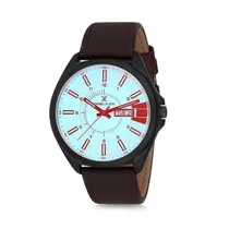 Relógio Analógico Masculino Daniel Klein DK12172-6 - Preto e Marrom