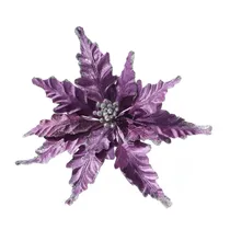 Flor Natalina 32 X 15 CM Lilás
