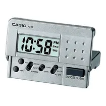 Relógio Despertador Casio PQ-10D-8R Cinza