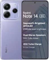 Smartphone Xiaomi Redmi Note 14 5G Dual Sim 6.67" 6GB/128GB Purple (India)