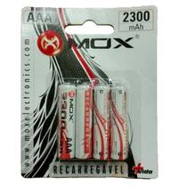 Pilha Recarregavel Mox AAA 2300MAH / 4 PCS