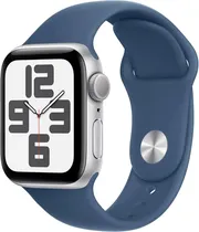 Apple Watch Se 2ND Generation MXED3LL/A 40MM GPS (2024) - Silver Aluminium/Denim Sport Band