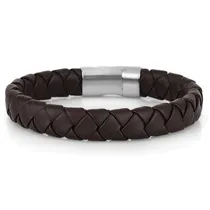Pulseira Masculino Daniel Klein DKJ.14.10001-3 - Marrom/Prata